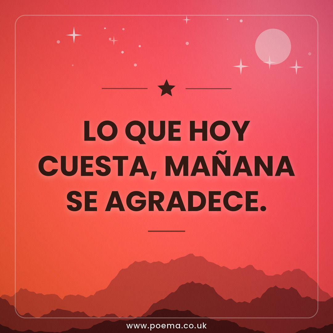 Imagen de motivación 17 con poema para dedicar